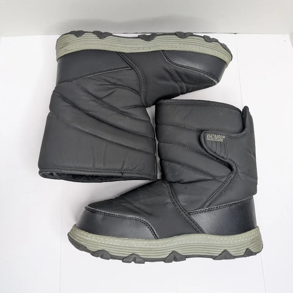 Khombu Black Winter Boots 5Y